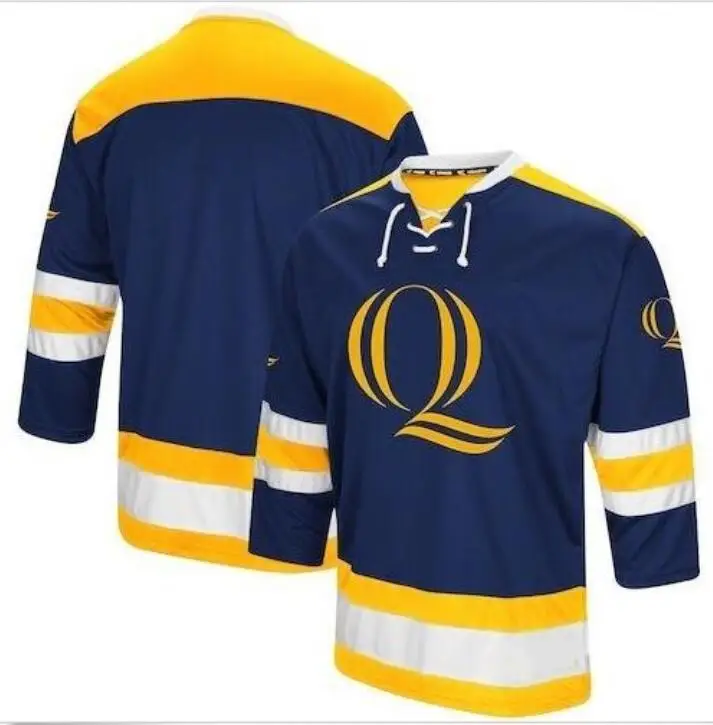 Vintage Quinnipiac Bobcats Hockey Jersey Embroidery Stitched Customize