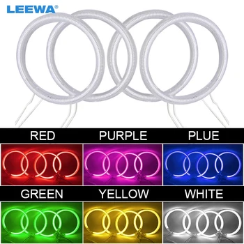 

LEEWA 4X100MM Car CCFL Angel Eyes Light Halo Rings Kits For Volvo S40 Car Styling Headlight DRL White #CA4848