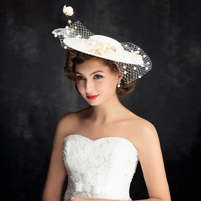 Chenlvxie Wedding Hats For Women Vintage Net Bridal Chenlvxie Wedding Hats For Women Vintage Net Bridal Headdresses Brides Fascinator Birdcage Veil
