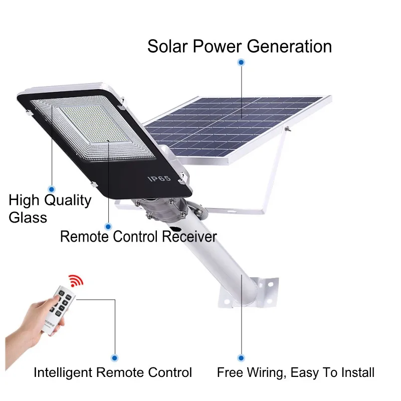 1 шт., водонепроницаемый уличный настенный светильник, 200 Вт, 100 Вт, 70 Вт, 40 Вт, 20 Вт, на солнечных батареях, светильник с дистанционным управлением для сада, двора, уличная лампа