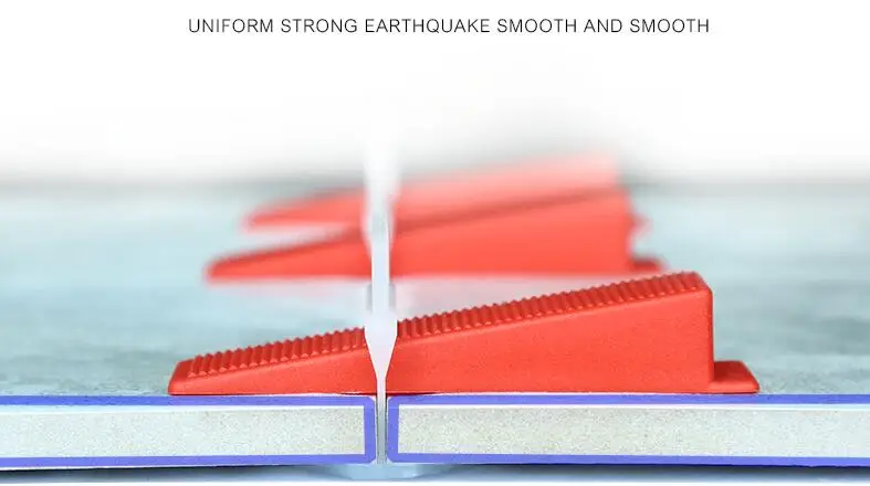 Точная система выравнивания плитки, 100 клипов+ 100 клиньев+ 1 плоскогубцы для плитки, плоское выравнивающее устройство для пола, пластиковые разделители, инструмент для конструкции