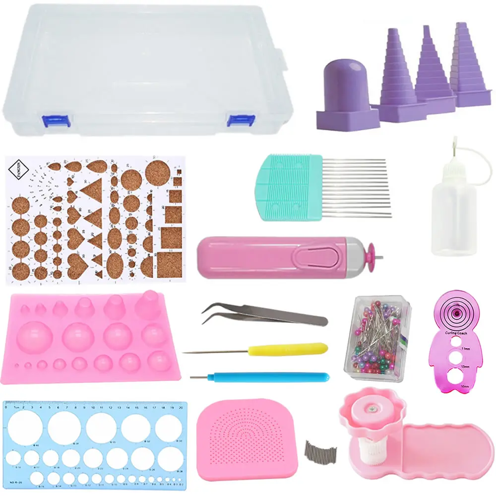 All in one Quilling Tool Set Complete Quilling Tools Kit with Storage