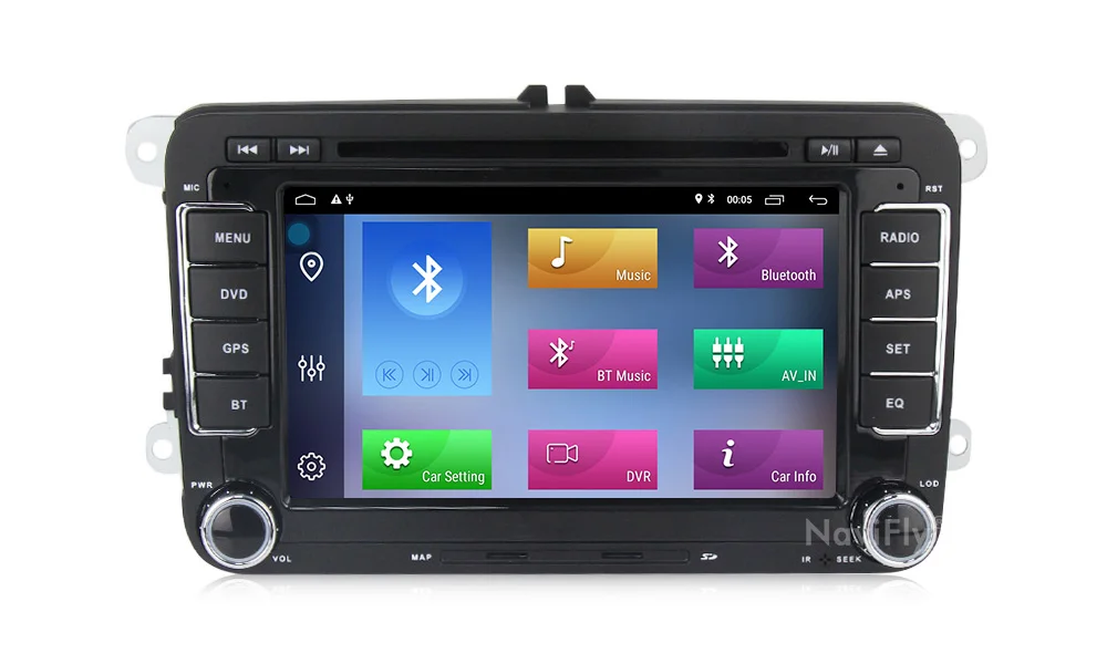 Sale Navifly Android9.1 RDS 32G ROM 2G RAM Car Multimedia player for Volkswagen passat b7 b6 golf 5 polo tiguan octavia seat audio 14