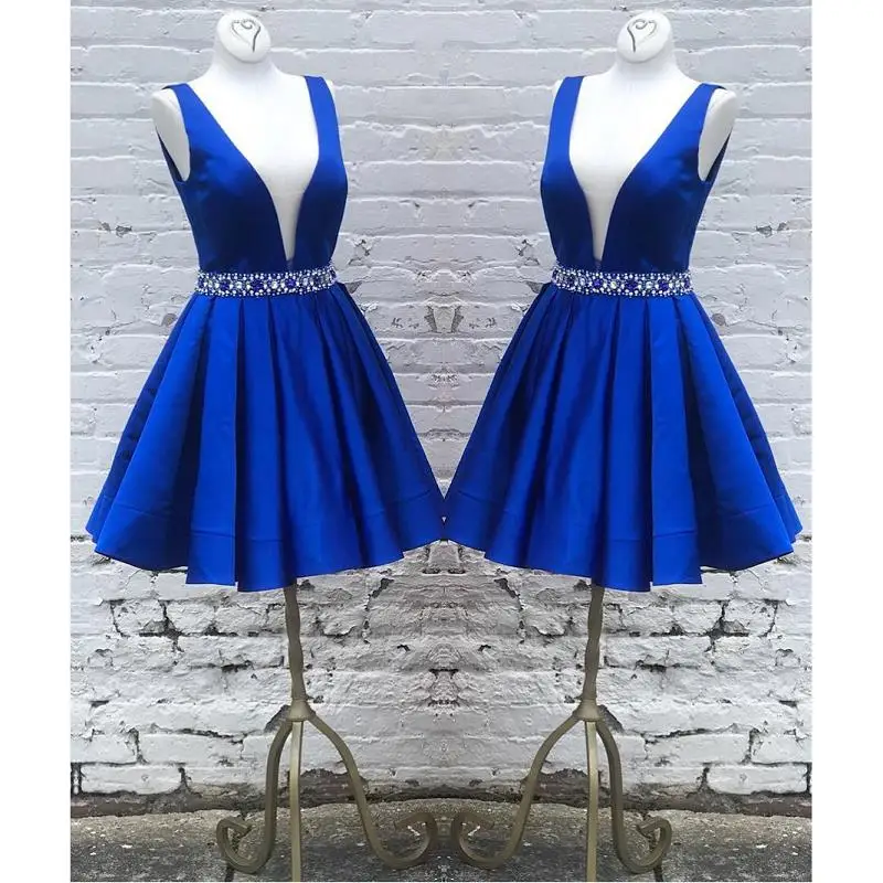 royal blue short prom dresses