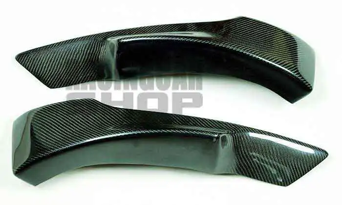 REAL CARBON FIBER FRONT LIP SPOILER SPLITTER1PAIR for BMW 3-SERIES E92 E93 M TECH Msport front  bumper 2006-2009
