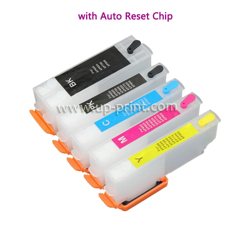5pcs T2730 273 273xl refillable ink cartridge for Epson XP600 XP700 XP800 XP520 XP620 XP820