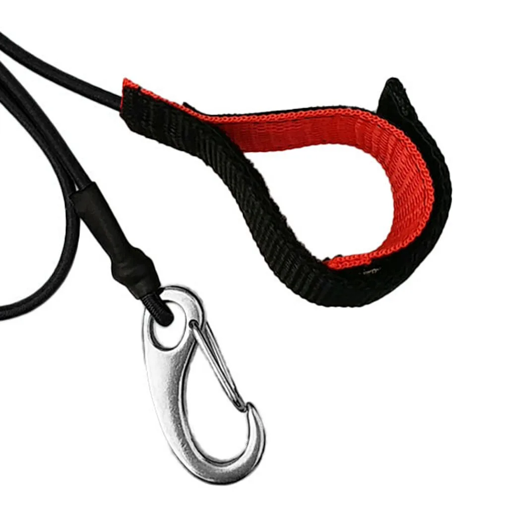 Kayak Canoe SUP Paddle Leash Surfboard Rope Safety Tether Rowing Boat Fishing Rod Holder Lanyard Carabiner Hook Paddle Board