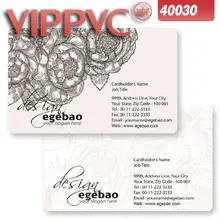 C40030 Мода карты матовая печать ПВХ карт