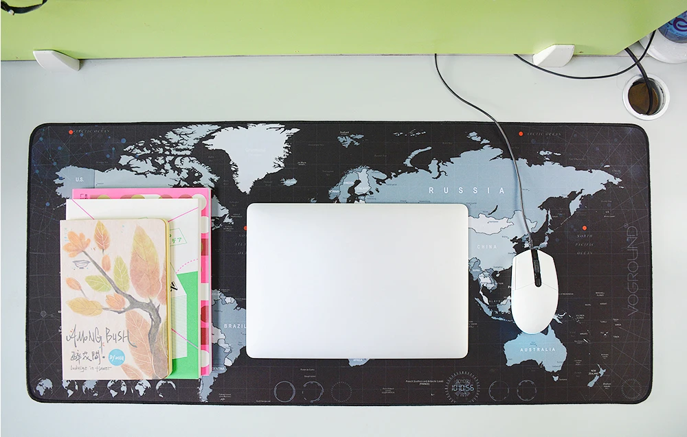 Карта мира большой игровой коврик для мыши с нескользящей основой водонепроницаемый и складной коврик для рабочего стола, ноутбука, клавиатуры, консолей и многое другое