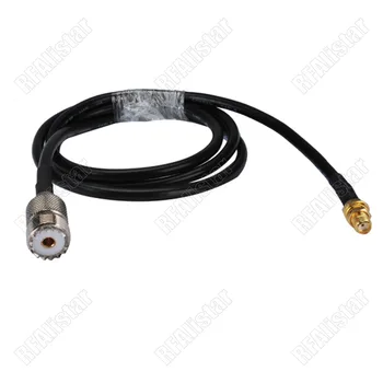 

5 Pieces 1.5M SMA to UHF SO239 Ham Radio Antenna Extension RF Cable Assembly For Baofeng UV-5R UV-82
