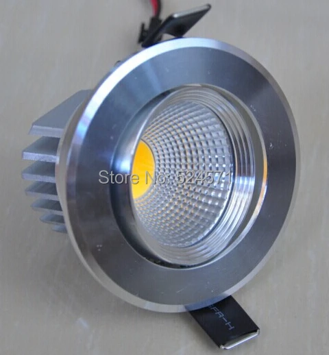

High Super Dimmable 9W COB LED Ceiling Light Led down lamp AC85-265v Warm White pure white cool white lighting