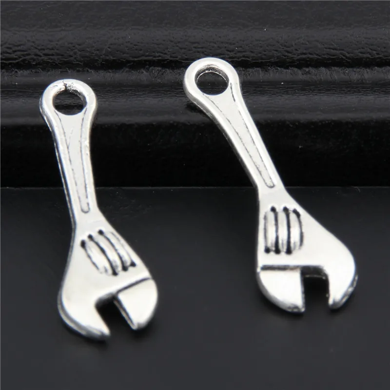 

20pcs Alloy Tool Charms Vintage Wrench Shape Charms For Worker A2897