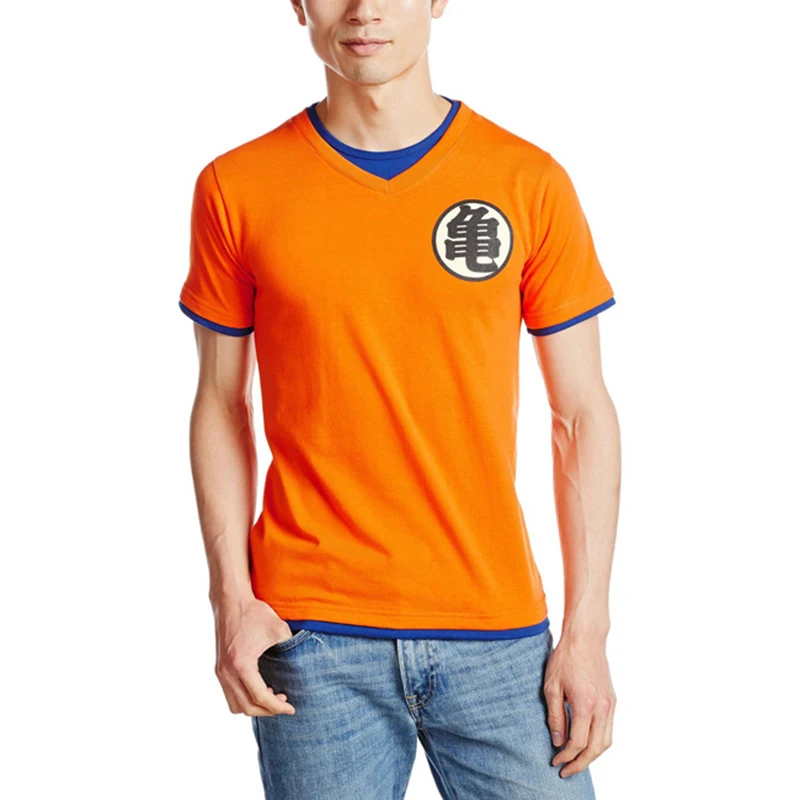 

Cloudstyle 2019 3D Dragon Balls Men T Shirts Orange Sun Wukong Men T Shirts Anime Men T Shirts Short Sleeve Male Tees Tops S-5XL