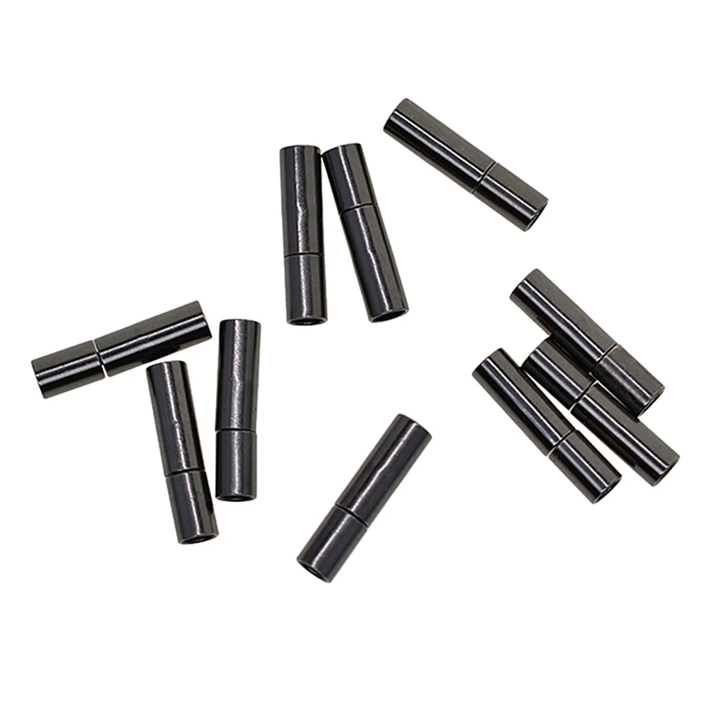 10 Set 3mm Glue In Bayonet Push Tube Clasp Leather Cord End Kumihimo Connector Jewelry Making Findings