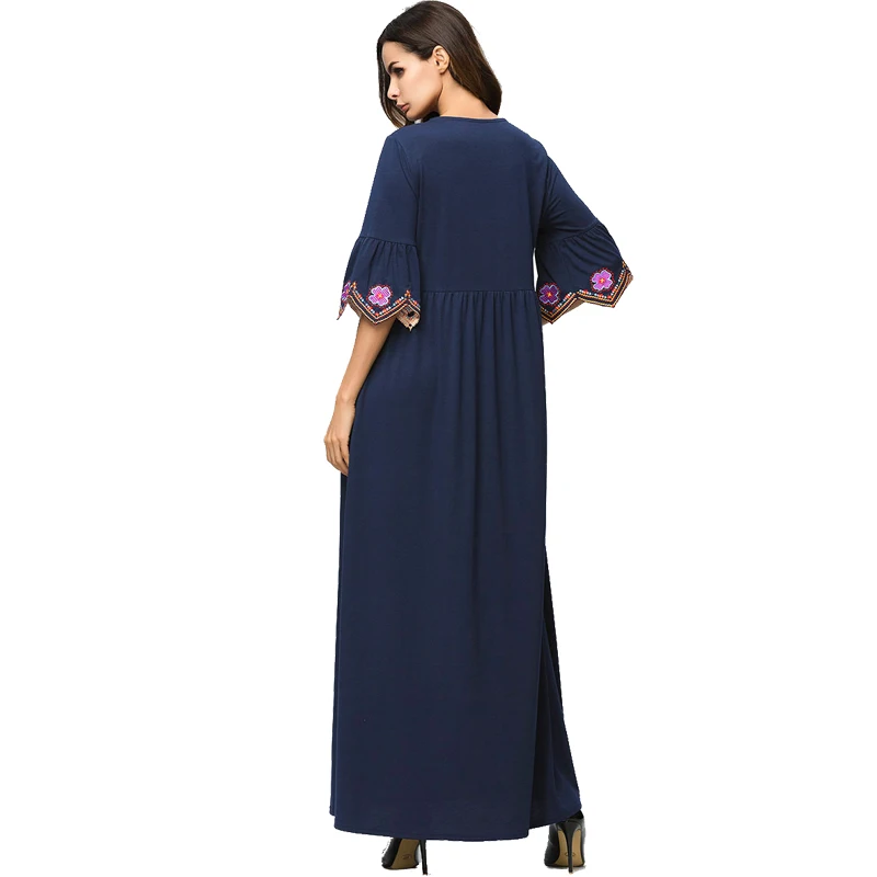 Летнее платье Абайи Турция мусульманский хиджаб Caftan Marocain Дубаи Оман Рамадана Elbise
