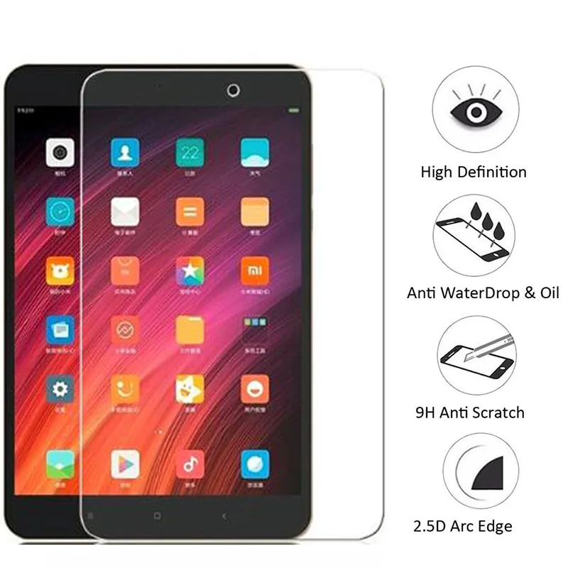 9H закаленное стекло для Xiaomi mi Pad 4 защитная пленка для экрана для Xiaomi mi Pad 4 Pad4 mi Pad4 Tablet 8,0 дюймов стеклянная пленка