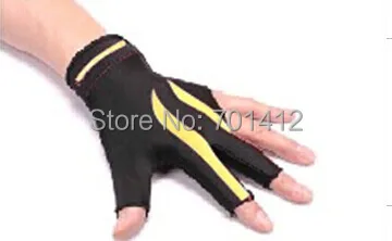 

high Elasticity 3 finger billiard gloves/Pool gloves/ Snooker billiard table Gloves