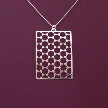 

Wholesale Graphene necklace - Carbon geometry pendant free ship 12pcs/lot