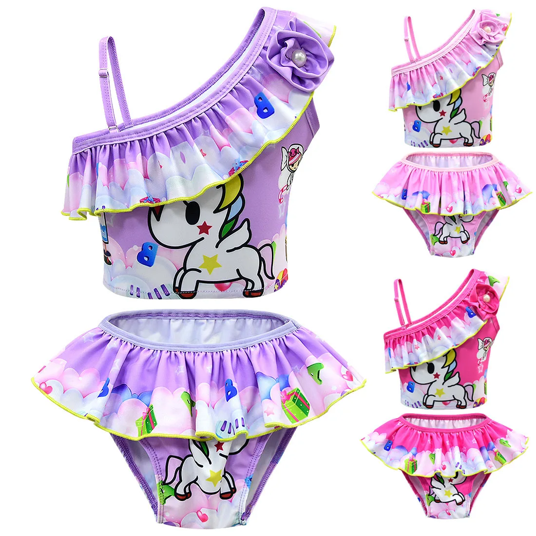 girls unicorn swim