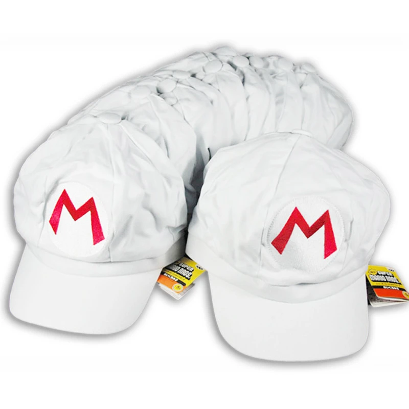 Mario Bros Cotton Caps Hat Red Mario 