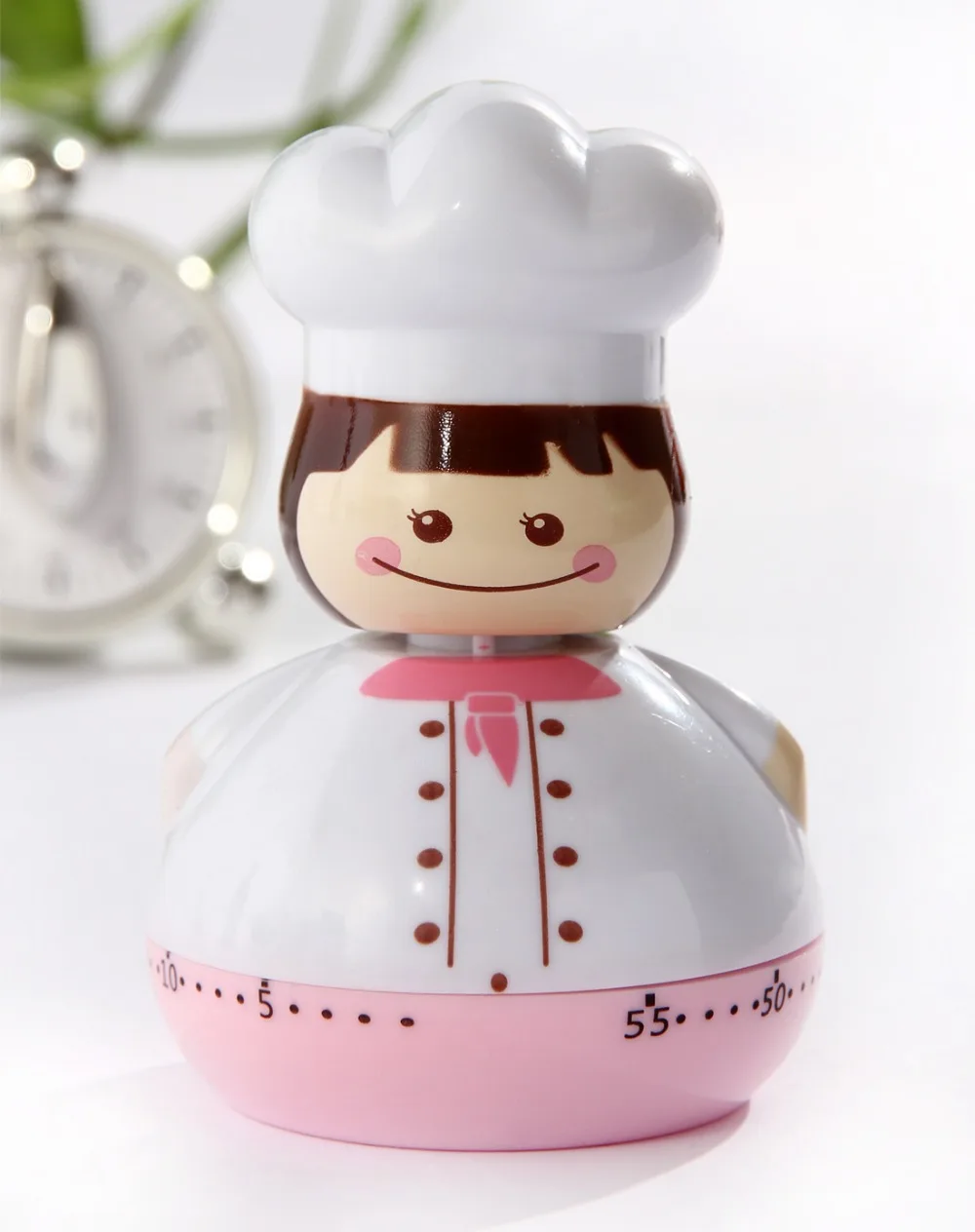 Buy New cute pink lovely cartoon chef Kitchen Timer