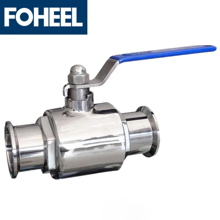 

Health-grade quick-loading ball valve Stainless steel clamp chuck through valve
