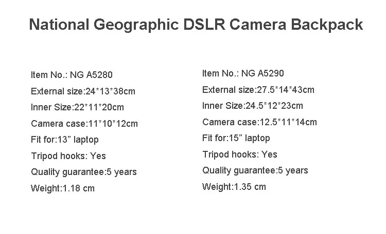 Национальный Geographic Africa коллекция NG A5290 A5280, рюкзак для ноутбука, сумка для SLR камеры, холст, натуральная кожа, сумка для фото