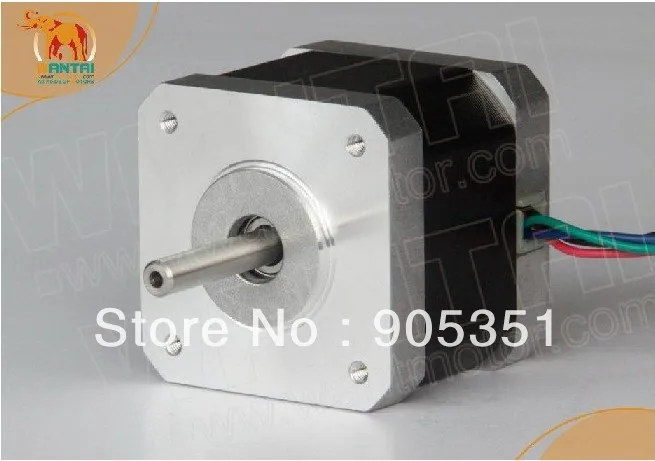 

1 PC CNC Nema17 for 1.7A, 3400g.cm, 40mm length, 4-Lead 2 phase Wantai Stepper Motor