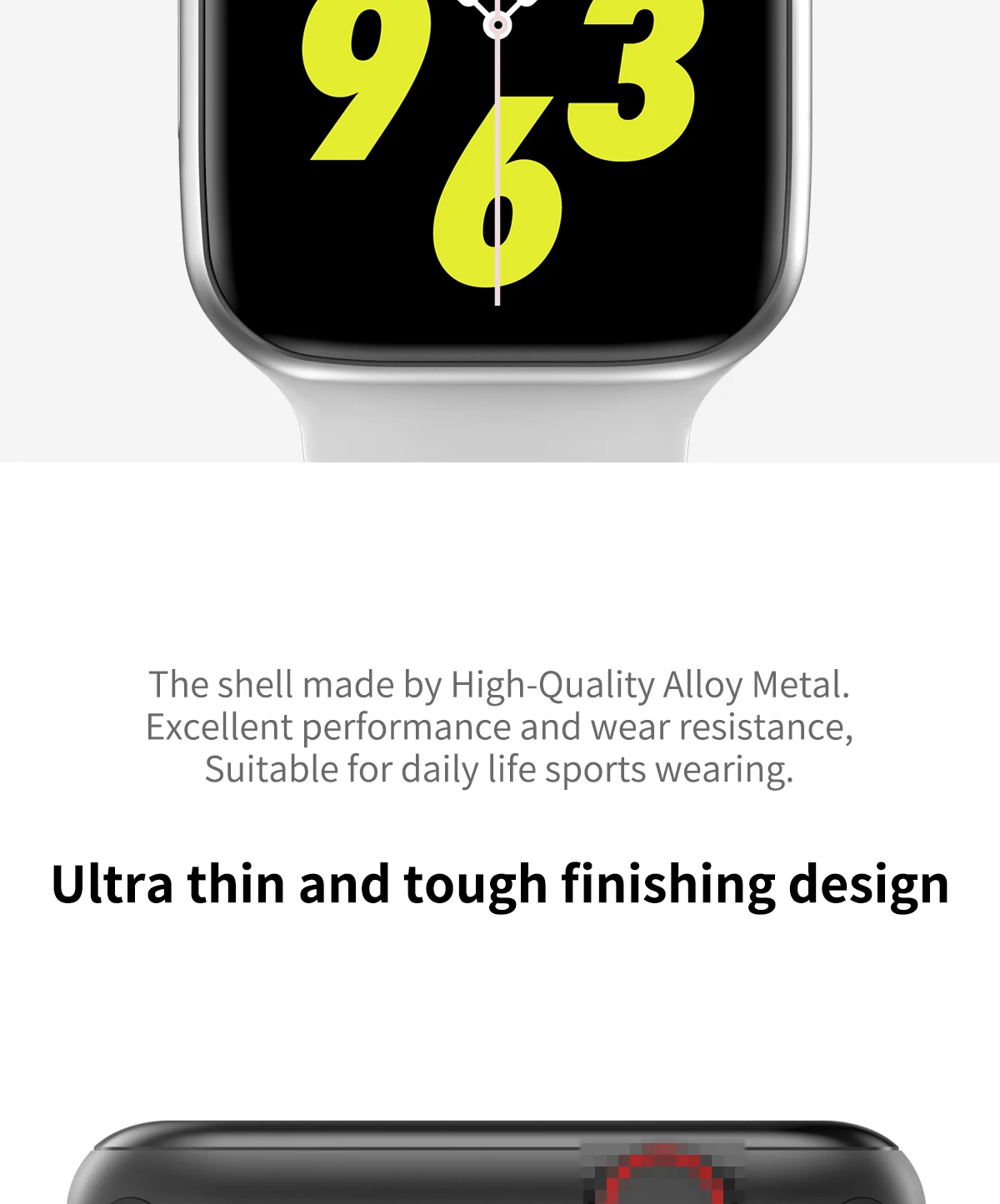 Torntisc Смарт часы мужские серии 4 ЭКГ сердечного ритма фитнес-монитор Bluetooth Вызов полный сенсорный экран часы для Apple Android телефон