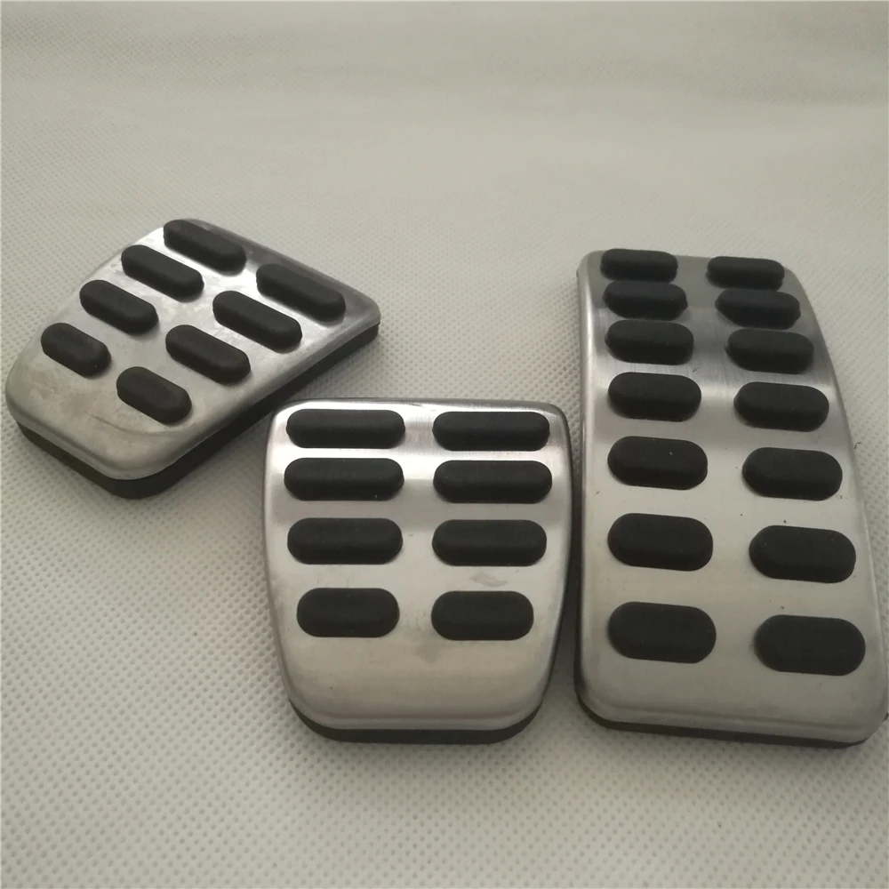 3pcs MANUAL Gas Brake Clutch No Drilling Foot Pedal Cover Kit For.