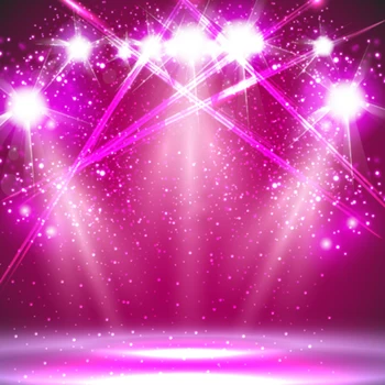 

Art Fabric Party Stage Photography Backdrops Magenta Spotlight Background For Festical Celebration XT-3821
