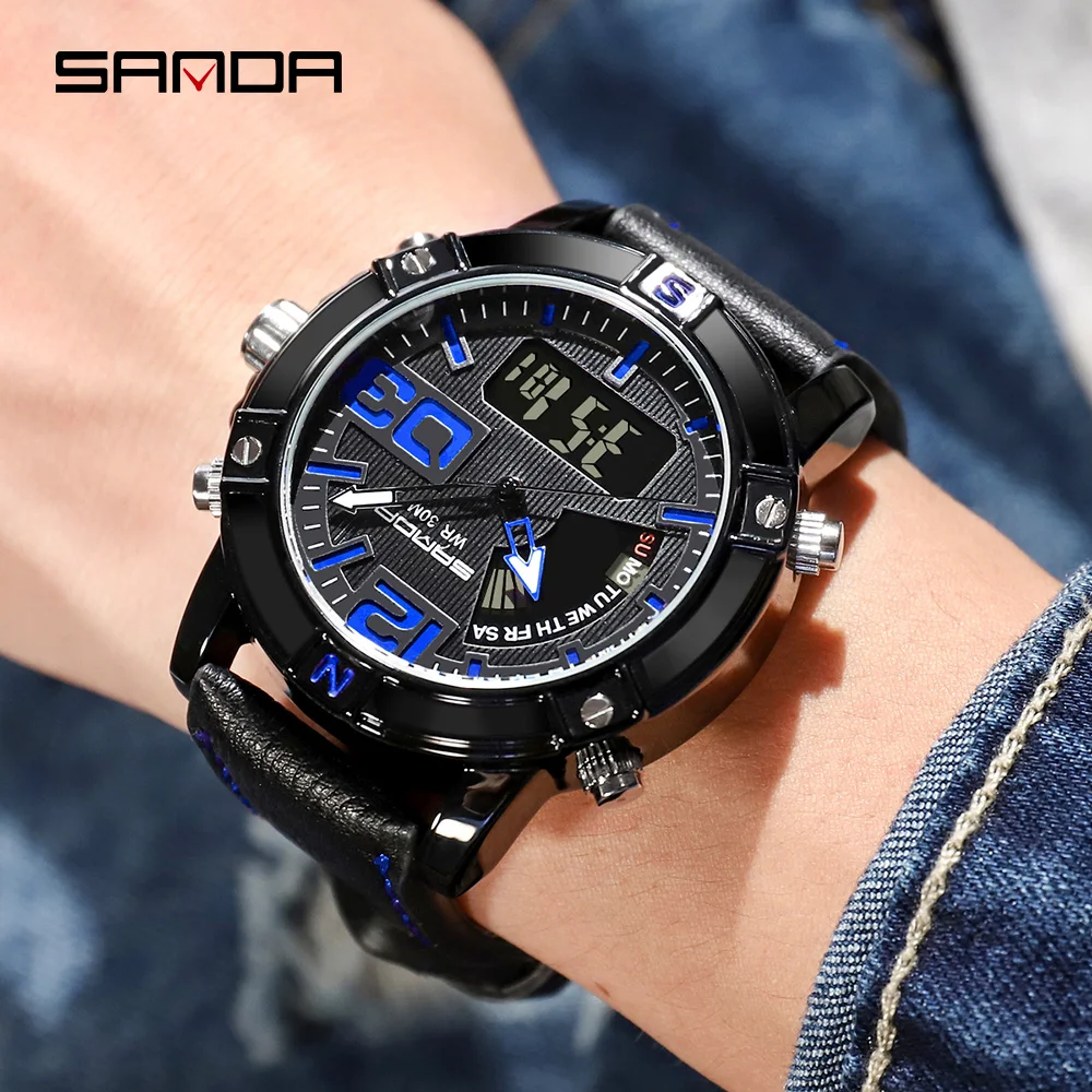 

2018 Luxury Brand Men Sports Watches Waterproof LED Digital Quartz Men Army Military Wrist Watch Clock Male Relogio Masculino