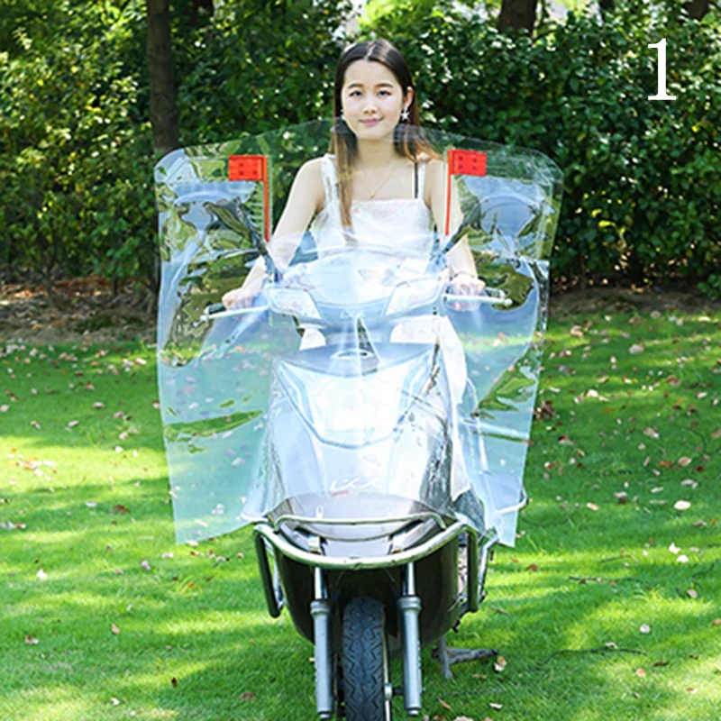 

Transparent Motorbike Scooter Sun Rain Cover Wind Cover Electric Vehicle Prevent Umbrella