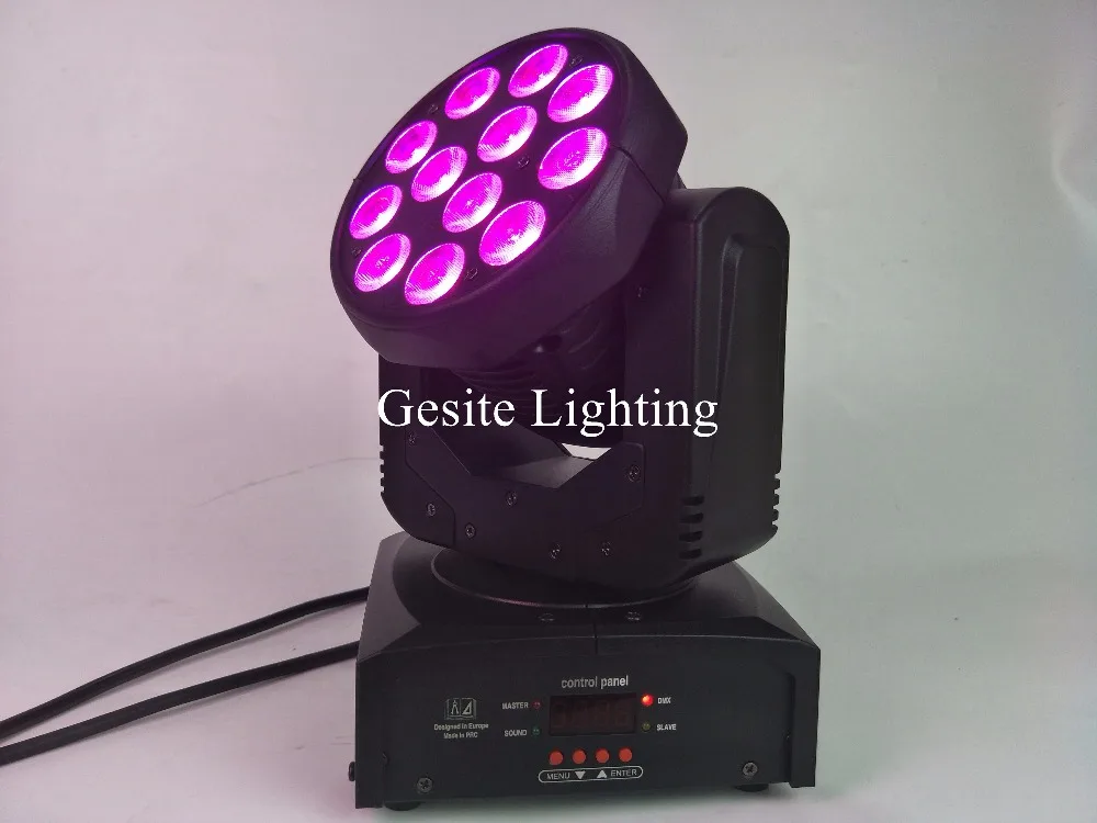 Cabeça de Luz para o Clube Luz em Movimento 2017 Novo Design 12 Pcs 8 w Rgbw 4in1 Levou da Dj Palco Discoteca. 4 Cheap Efeito de Iluminação de palco