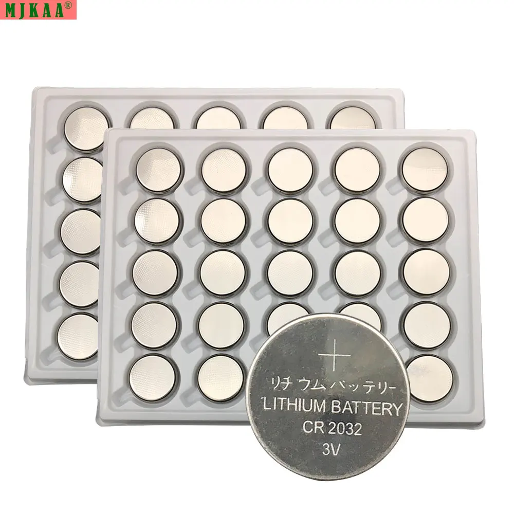 50 Pcs 3 V CR2032 Lithium Pile Bouton Batterie BR2032 DL2032 ECR2032 CR2032 Bouton Pile