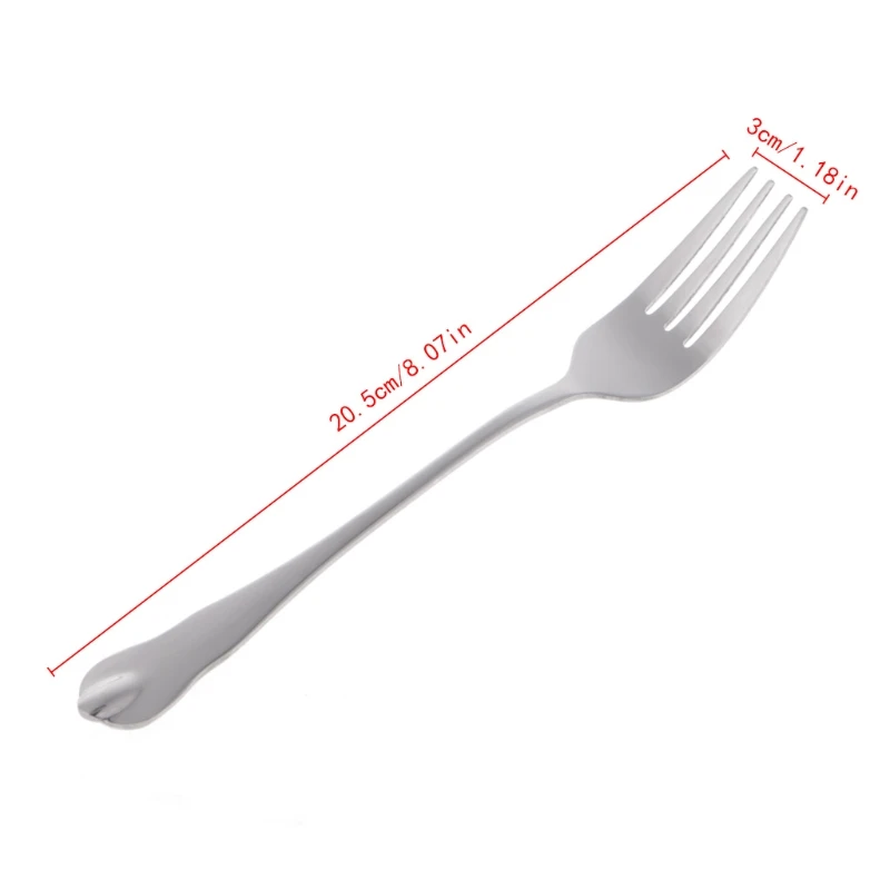 

1Pc Good Stainless Steel Dinner Fork Cutlery Tableware 8 Inches 7 inch 6 inch