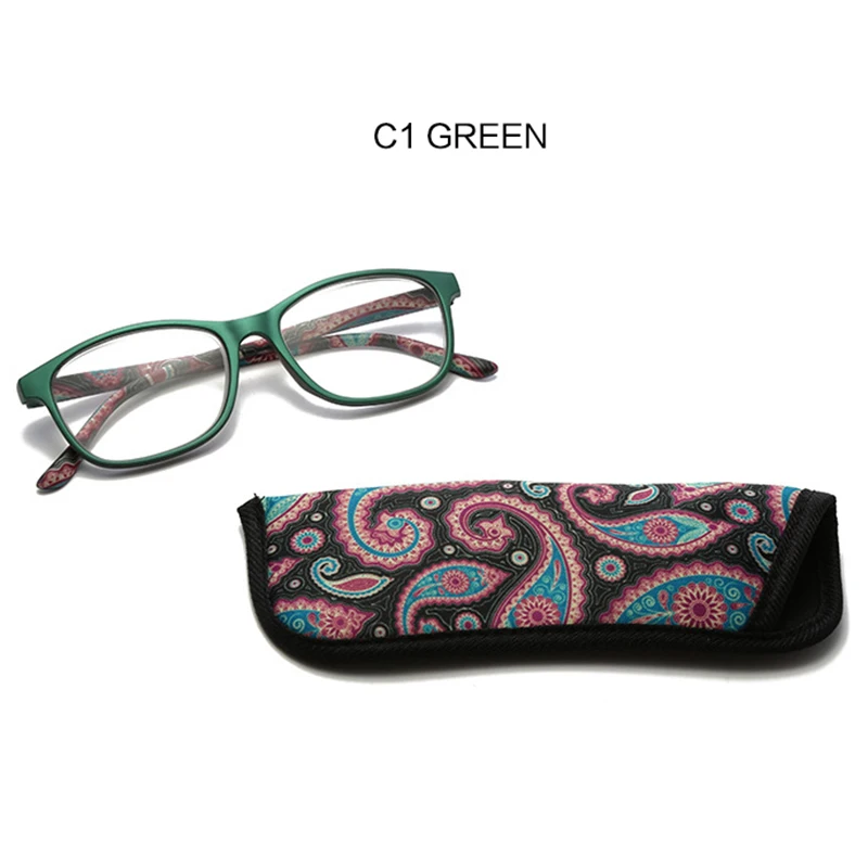 UVLAIK, ультралегкие очки для чтения, для мужчин и женщин, очки для дальнозоркости, HD смола, для чтения, для дальнозоркости, очки по рецепту, диоптрийные очки - Цвет оправы: Зеленый