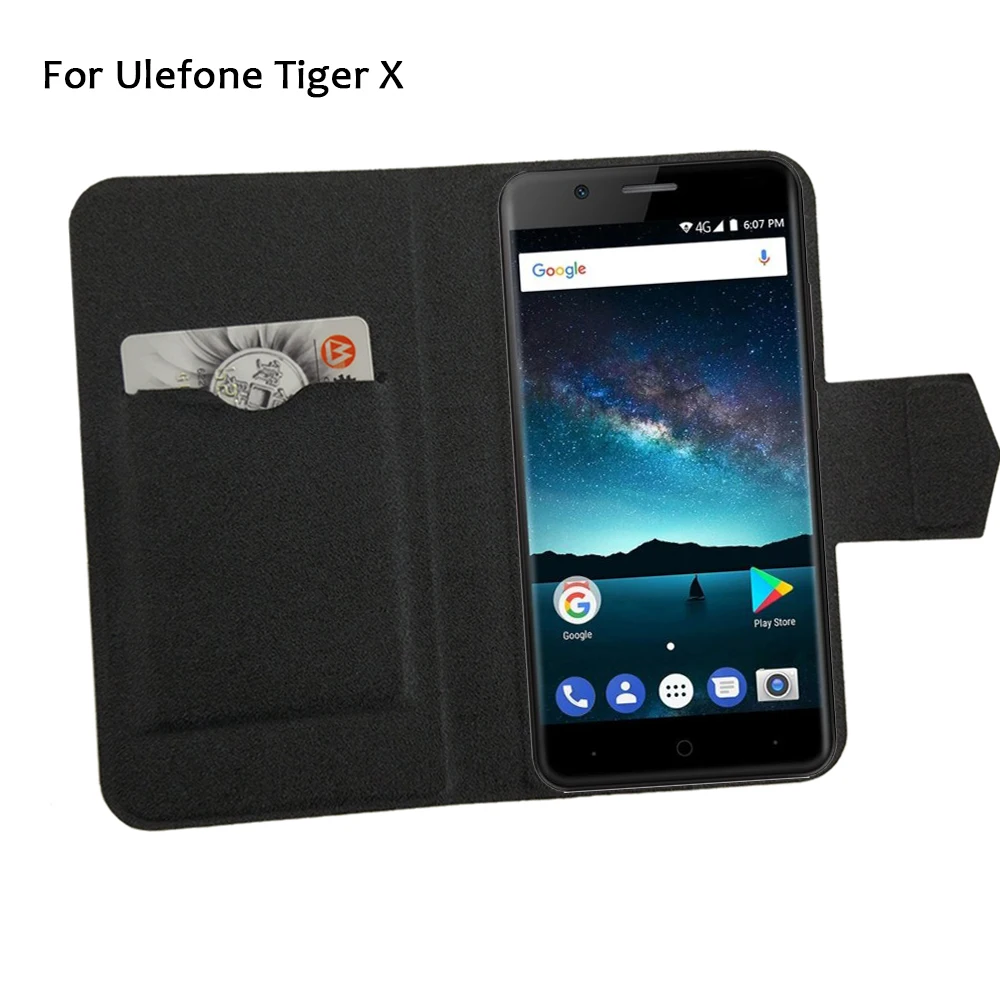 

5 Colors Hot! For Ulefone Tiger X Case Phone Leather Cover,Factory Direct Luxury Full Flip Stand Leather Phone Shell Cases