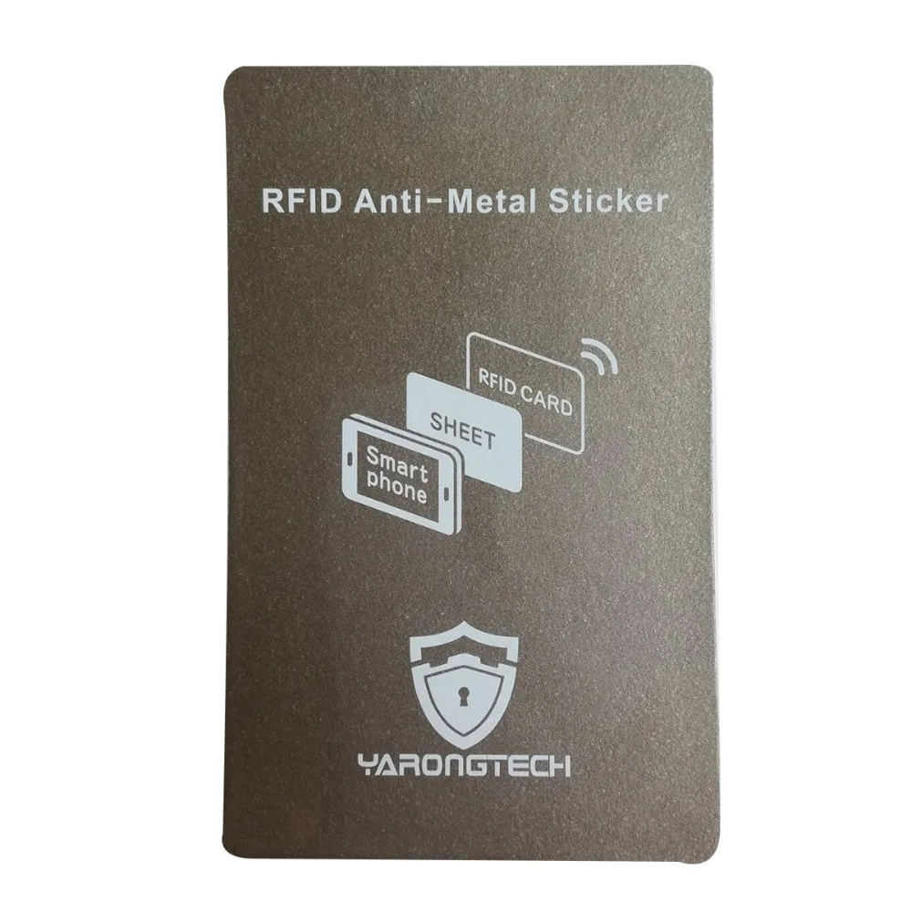 RFID анти-металлическая наклейка, палка на rfid-карте чтение на металлическом сотовом телефоне работа