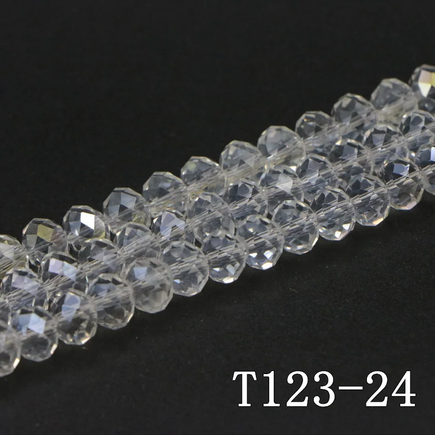 24 Natural crystal Jasper chalcedony Bead Necklace Bracelet DIY fashion woman man general (4)(1)