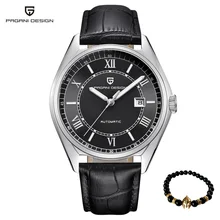 Esporte Pagani Mecânica Homens Relógio de luxo de Moda militar Automatic Men relógio de pulso à prova d’ água de Negócios de Couro Relogio masculino