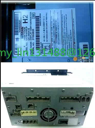 Perfect Clarion Infiniti G37 Nisun DISPLAY ASSY-NAVIGATION HDD car dvd navigation unit 28090 1VA3B / 25915 JF03A 2