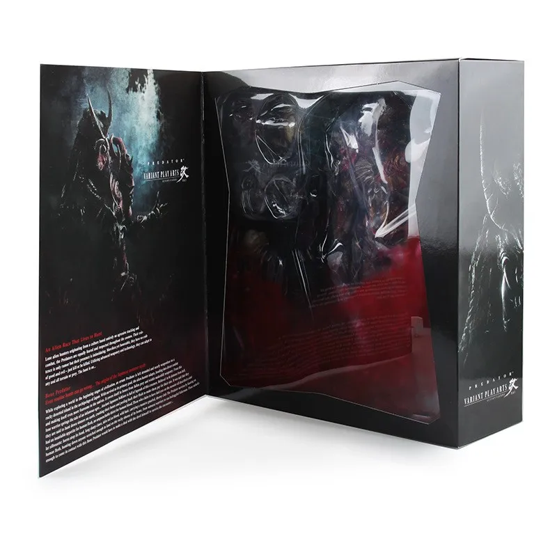 Play Arts 28 см инопланетянин против Хищника шрам Хищник фигурка модель игрушки