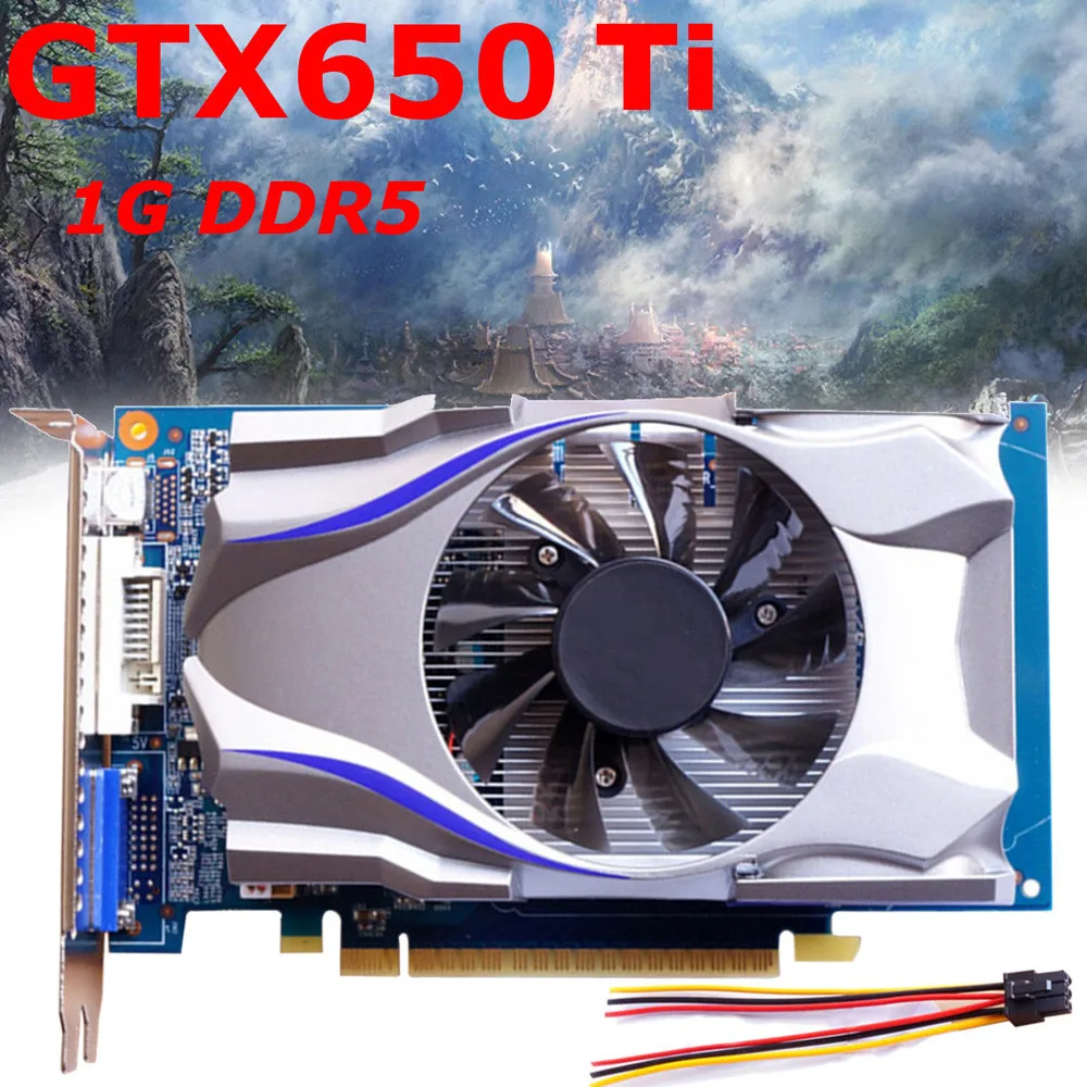 

1GB GTX650Ti GDDR5 128Bit HDMI Graphics Card 5000MHz For NVIDIA GeForce AU.23