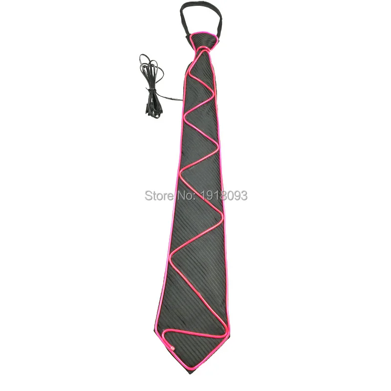 New Style El Wire Glowing Tie Electroluminescent Wire El