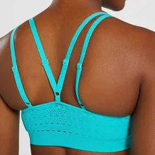 Энергетический бесшовный спортивный бюстгальтер, спортивная одежда для женщин, Спортивное нижнее белье, бюстгальтер для тренажерного зала, фитнеса, топ, ударопрочный беговой бюстгальтер с подушечками для йоги