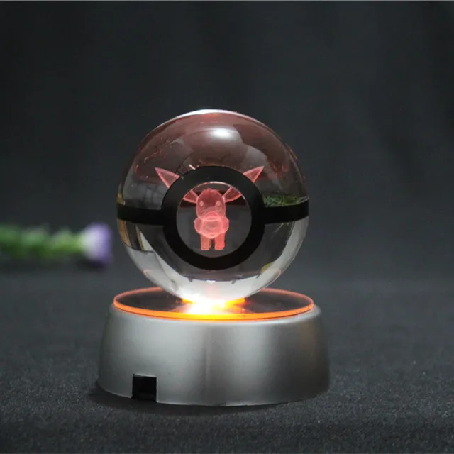 k9 crysal eevee pokemon ball elegant pokemon go ball small 50x50mm pokemon go size