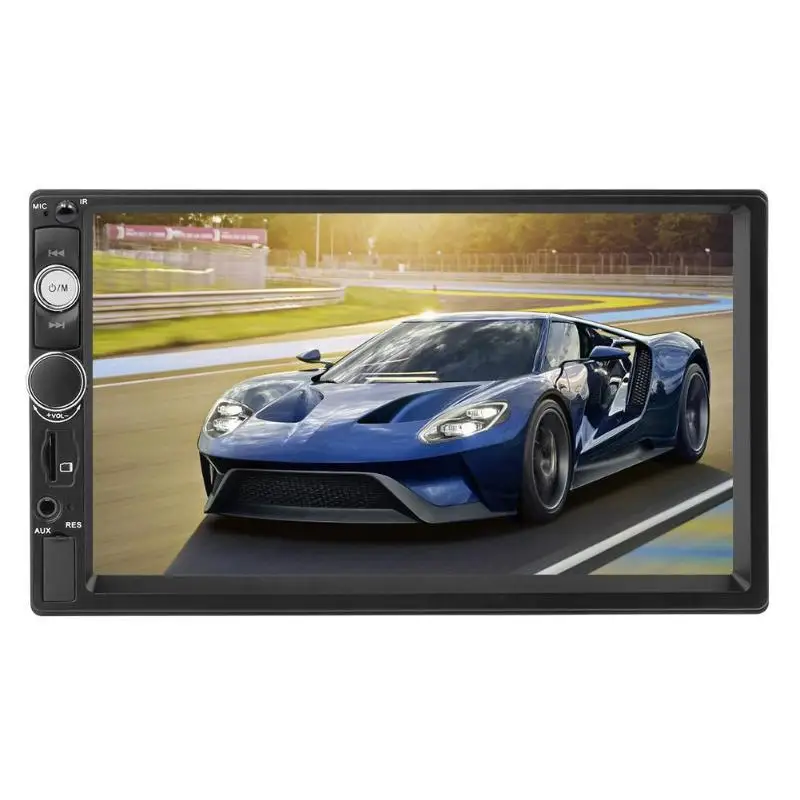 

7010B 7" 2 Din Touch Screen Car Stereo MP5 Player Bluetooth FM Radio Steering Wheel Remote Control Autoradio with(out) Camera