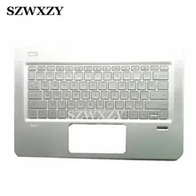 829305-001 для hp ENVY 13-D 13-D025TU 13-D051TU 13-D056TU Серебряная американская клавиатура с верхней крышкой