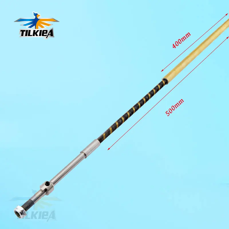 6.35mm 1/4" Flexible Shaft Length About 600mm Flex Shaft Cable 500mm